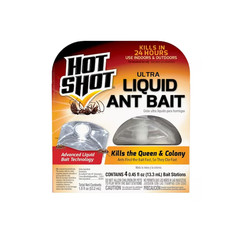 Hot Shot ULTRA Liquid 0.45-fl oz Ready to use Ant bait station 4-Pack-Lots of 6