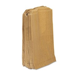 HOSPECO KL Trash Bags, 7.5 in x 10.5 in, Brown, 500 PK