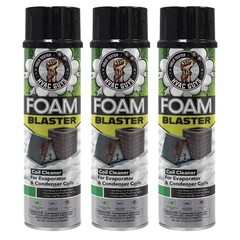 Leak Saver Foam Blaster AC Coil Cleaner Spray | 18 Fl Oz (Pack of 3)