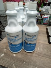 2 Pkg Kleenline Pro Mildew Stain Remover 1 Qt 256 Dt