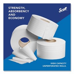 Scott 07805 Essential 2-Ply JRT Jumbo Roll Bathroom Tissue (12 Rl/Ct) New