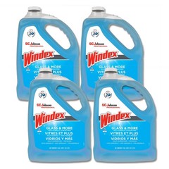 SC Johnson Professional Windex Glass and More 1 Count (Pack of 4), Blue