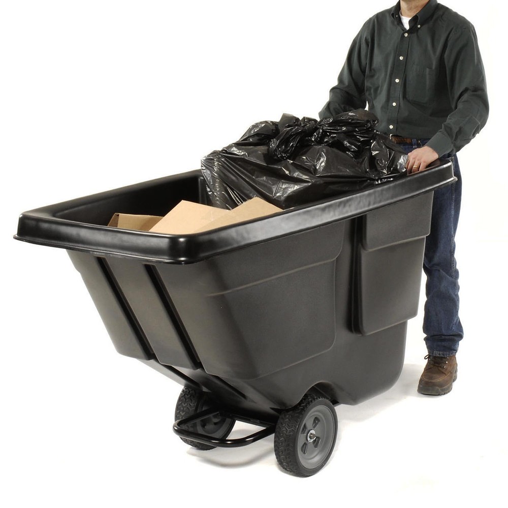 Tilt TRASH BIN – 300 lbs Capacity – 1/2 Cubic Yard – Portable – Waste – Garbage