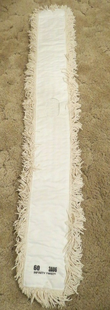 Lot of 8 New Commercial Grade Infinity Twist Dry Dust Mop Head 60″ x 6″ 3A06