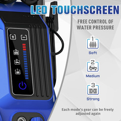 5200 PSI Pressure Washer] 5200 PSI Electric Pressure Washer | 3.6 GPM Power Wash