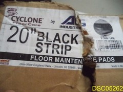 Pack of 5: Cyclone 20″ Black Stripping Pads, Nylon