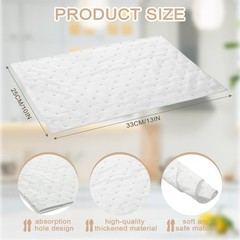 Oil Absorbent Pads for Garage, Basement & Home 100 Pcs 9.8 x 13 Inch