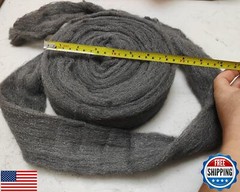 Grade #0000 Steel Wool 22FT Roll Steel Wool Roll Hardware Cloth for Cleaning,