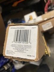 SANITAIRE #53271 16 INCH VIBRAGROOMER II BRUSH ROLL ASSEMBLY WITH RUBBER CAPS