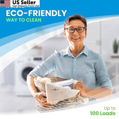 Clean Elements Laundry Detergent Sheets (100 50 Count (Pack of 1), White