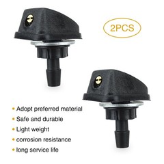 Pack-2 Car Front Windshield Washer, Automotive Wiper Nozzles, 0.31″ Sprayer H…