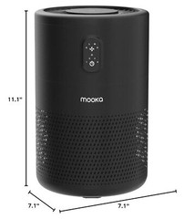 MOOKA Air Purifiers for Home Large Room up to 1076 ft², H13 True HEPA Air F