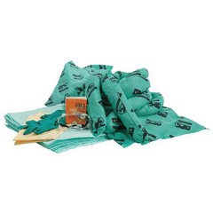 Brady Spill Kit Refill, 17 gal Volume Absorbed per Kit, 20 gal Capacity, Refill,
