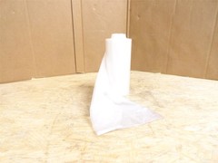 250232 New-No Box; Rollpak RH-833N Lot-32 Rolls Natural HDPE Can Liner; 24″x33″