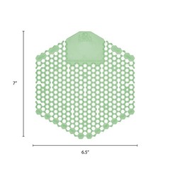 Fresh Products 3WDS60CME Wave 3D Urinal Screen – Cucumber Melon, GN (10/Box) New