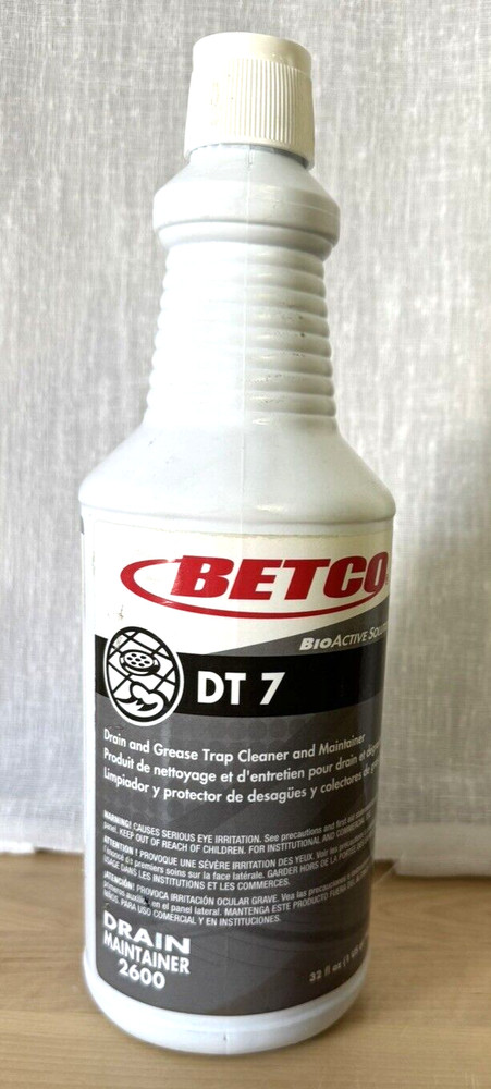 Betco DT7, Drain Cleaner and Maintainer, 2600, 32 fl oz
