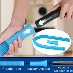 Dryer Vent Cleaner Kit Lint Vac Attachment with 30 Inches, Blue