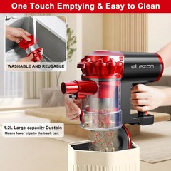Elezon A200 Cordless Vacuum Cleaner Stick Vacuum Powerful Suction 38 Mins