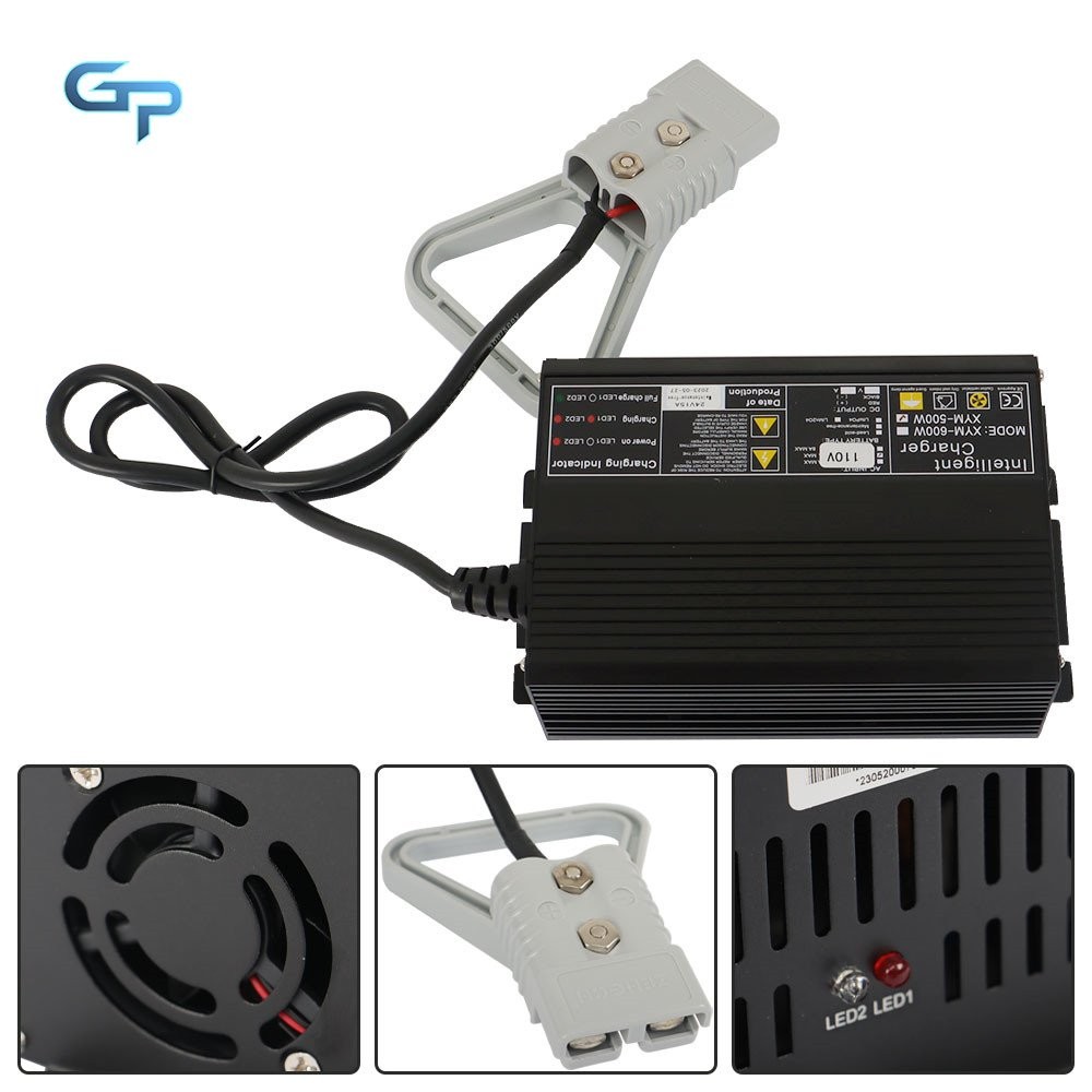 SB175 Connector 24Volt Floor Scrubber Pallet Jack Battery Charger w/ 175A Rating