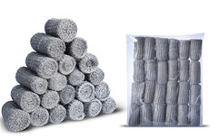 Steel Wool 24 pcs 0000 Finest Furniture Cleaning Mice Control Gap Filling