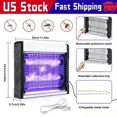 Bug Zapper Indoor 2026,4000V Mosquito Zapper for Home,12 in Mosquito Trap,USB,p