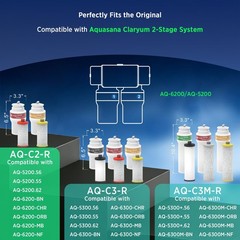 AQ-5200R AQ-C2-R Integrated Filter Replacement for Aquasana® Claryum®…