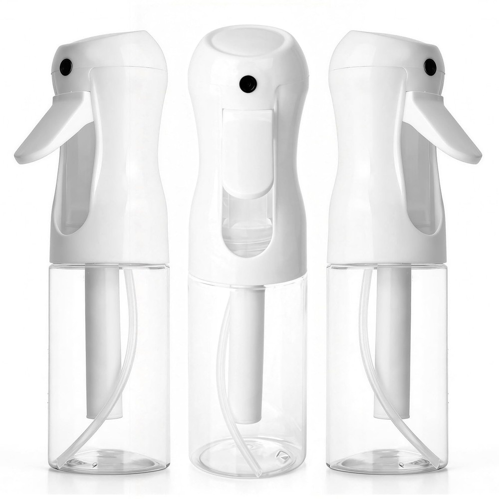RMNJPW 3Pcs Continuous Spray Bottles For 200 milliliters, 200ml Clear*3