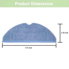 8 Pack S7 Vacuum Mop Replacement Pads for Xiaomi Roborock 8 pack, Blue