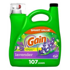 Gain Liquid Laundry Detergent, Lavender Scent, 154 fl 154 Fl Oz (Pack of 1)