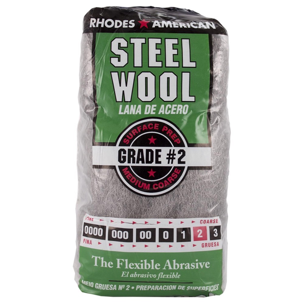 Rhodes American 10121112 Medium/Coarse Steel Wool Pad 8-3/4 L in. (Pack of 6)