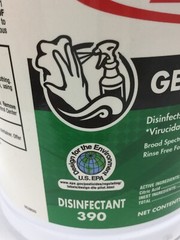 BETCO Disinfectant 390 GE Fight Bac RTU Cleaner Concentrate, RLB961A, 4 GALLONS