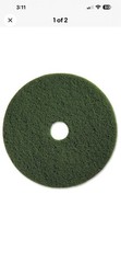 Genuine Joe 20″ Scrubbing Floor Pad – 5/carton – Fiber – Green (gjo-90320)