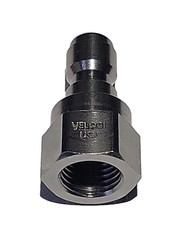 Prima 3/8 NPT Plug Female Stainless Steel Quick Connect- Veloci MTM Hydro USA