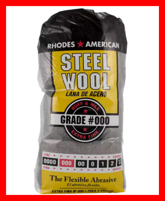 PACK OF 2 Extra Fine Grit Steel Wool (12-Pad)