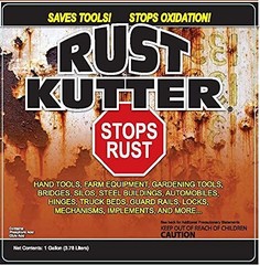 Rust Kutter- Gallon – Stops Rust and Converts Rust Spots to Leave a Primed