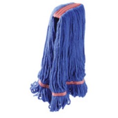 Libman B598718 Commercial 24 oz Blended Wet Mop Head – Blue Pack of 6