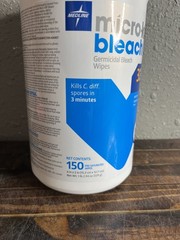 6 Pack Medline Micro-Kill Bleach Germicidal Wipes 150 Ct Disinfectant