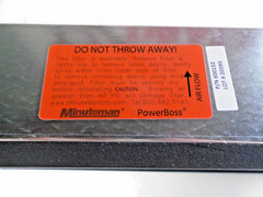 PowerBoss Atlas floor sweeper Panel Filter (20 X 34 X 3.19) Minuteman 600152