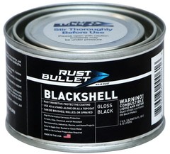 BlackShell – Gloss Black – 4 Oz – Corrosion Preventive Coating, UV Resistant …