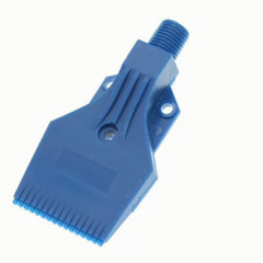 2Pcs Blue ABS Air Blower Air Nozzle Air Knife Wind 1/4” BSPT Plastic 3 Holes