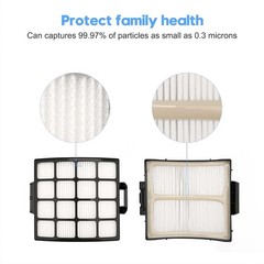 Filters for Shark Stratos Lift Away DuoClean AZ3002 AZ3000 2 filters 4 foam