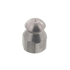 Erie Tools Button Nose 1/4″ Sewer Jetter Drain Cleaning Nozzle 3.0 Orifice