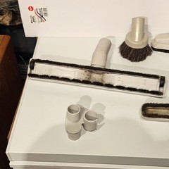 Universal Vacuum Cleaner Attachment Set 8-Piece Gray Black Multi-Surface Tools *