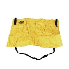 Impact 7705 Gator Garbage Can Caddy, Vinyl Yellow Bag, 9 Pockets, 20″ X 20 1/2″