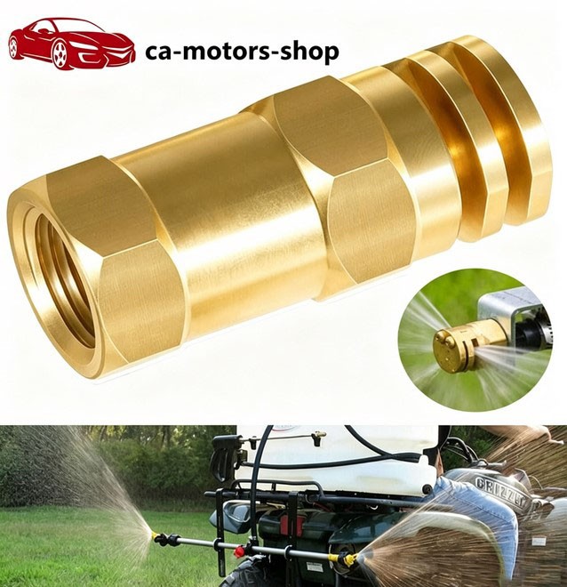 Boomless Spray Nozzle 1/2″ FPT #20 Orifices 5.9 GPM @ 40 PSI (90° & 180° Caps)