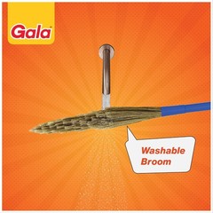 Gala No Dust Floor Broom- Freedom From Broom Dust- Bhusa 2-In-1 – Extendable