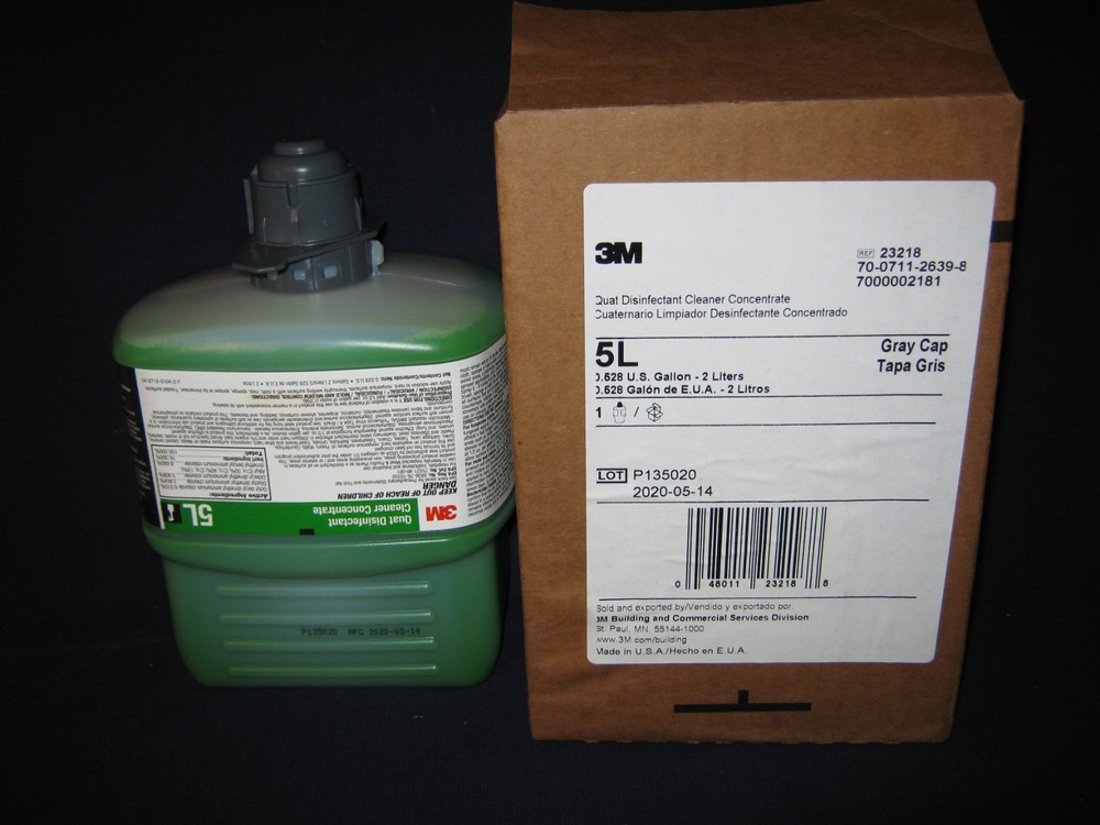 3M 2-LITER 5L QUAT DISINFECTANT CLEANER CONCENTRATE-FREE SHIP-BIN 1