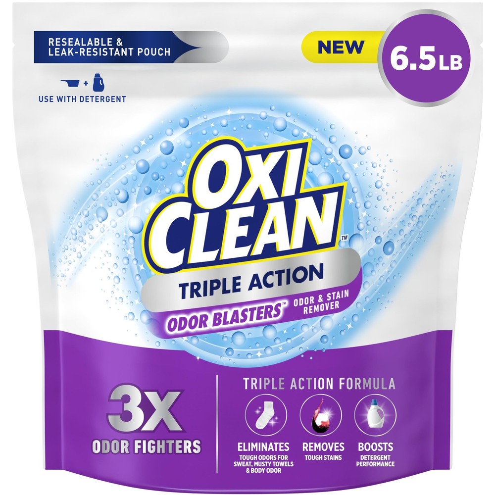 Oxiclean Triple Action Odor Blasters Odor And Stain Remover Powder Use