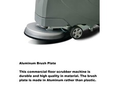 Walk Behind Floor Scrubber Machine 19″Brush w/100AH Batteries 14.5 gal Tank
