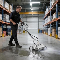 24″ Pressure Washer Surface Cleaner With Dual Handle 4000 PSI 3/8″ Quick Connect